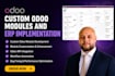 develop custom odoo module, implement odoo erp, odoo customization, integration