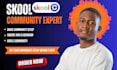 setup skool community skool online course skool community manager skool