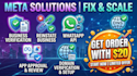 fix meta app approval, meta business verification, whatsapp API integration