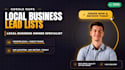 scrape local business leads with email and phone for cheap price