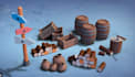 do 3d props with blender