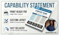 design professional compability statement business capability statement