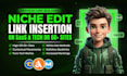 niche edit link insertion on DR 60 saas and tech websites