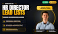 build a senior HR director email list verified
