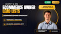 build a shopify store owner email list verified for good price