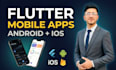 build a flutter app for ios and android with firebase