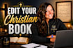 edit your christian book