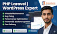 provide website maintenance, updates and bug fixes for PHP laravel