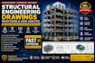 create structural engineering drawings beam sizing and load analysis