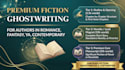 ghostwrite your romance fantasy or ya fiction novel
