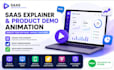 create premium saas 2d 3d explainer video product demo software demo video