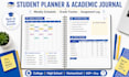design academic planner and student journal