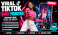 do viral tik tok, tik tok, music dance video, challenge video , group dancer