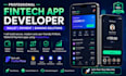 develop a fintech app, wallet and payment apps, flutterflow mobile app developer