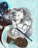 create a furry fantasy rpg character illustration