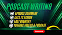 listen and write podcast show notes in a day