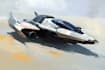 epic sci fi spaceship art