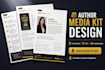 design author media kit and press package
