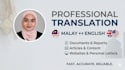 do accurate malay to english translation for your documents