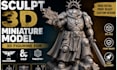 sculpt 3d miniature model 3d figurine 40k warhammer dnd tabletop