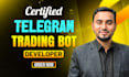 build custom telegram trading bot with api integration