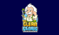 design cartoon clean genius water fire logo