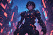 make custom cyberpunk character art