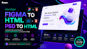 convert figma to HTML PSD to HTML responsive website