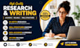 do professional internet research and data collection