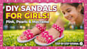 create a high quality DIY macrame sandals video course