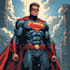 do a superhero comic illustration