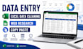do excel data cleaning, quality analysis and data validation