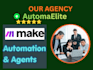 setup make com automation, made com, n8n automation and ai agent