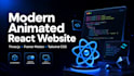 build a modern animated react websites