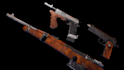 create game ready 3d weapons with pbr textures