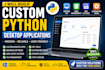 build custom python desktop applications with modern gui