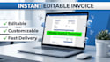 create editable invoice templates