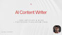write SEO optimized blog posts and articles using chatgpt