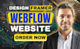 design, optimize, develop webflow, framer website,  figma to webflow, framer web