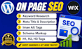 write SEO optimized meta title and description for your website
