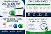 do accurate data entry, copy paste, and PDF conversion