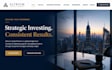 design redesign squarespace hedge fund website investment firm authority website