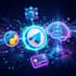 develop a custom ai telegram bot with database and payment