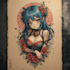 design custom anime tattoo or manga tattoo design