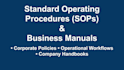 write professional sops and business manuals