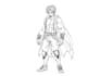 line drawing and vector line art illustration