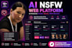 develop saas ai nsfw web, ai character chatbot, ai companion app