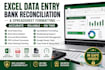 excel data entry and bank reconciliation