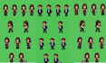 design pixel character, character sprite, 16bit rpg style sprites rpg maker game