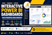 create professional power bi dashboards and reports